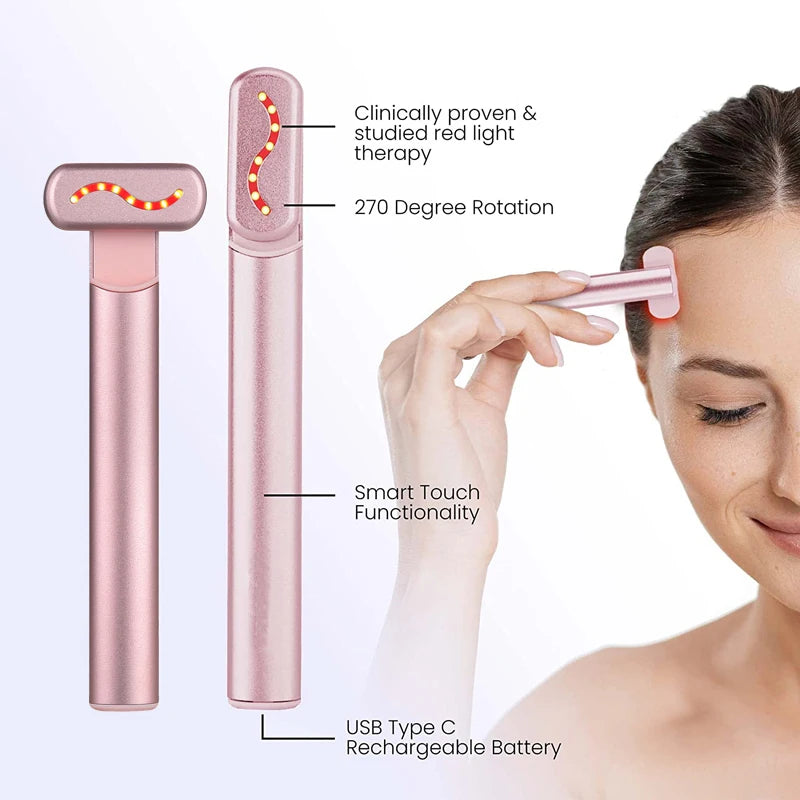 Baguette lumière rouge – contour des yeux